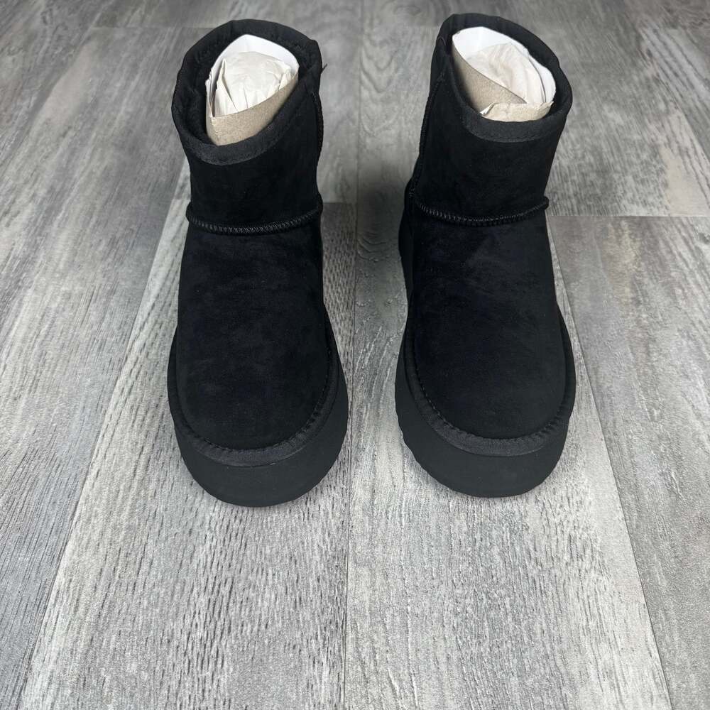 Steve Madden Jones Front-Zip Suede Platform Booties